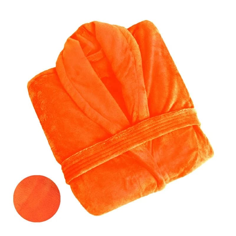 Club Classique Coral Fleece Collared Bathrobes - Various colours & Sizes