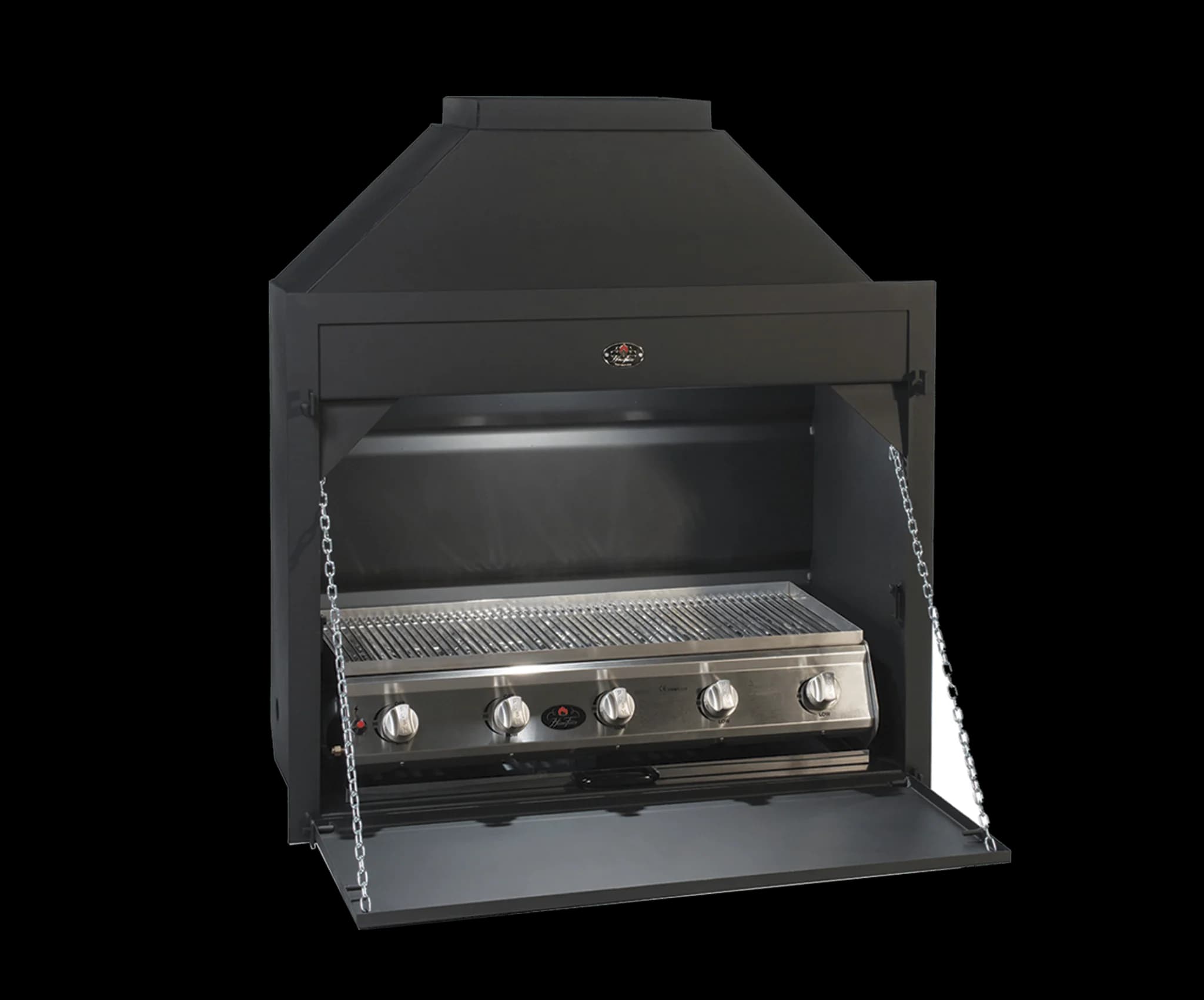 Home Fires 1000 Super Deluxe Gas Built-In-Braai
