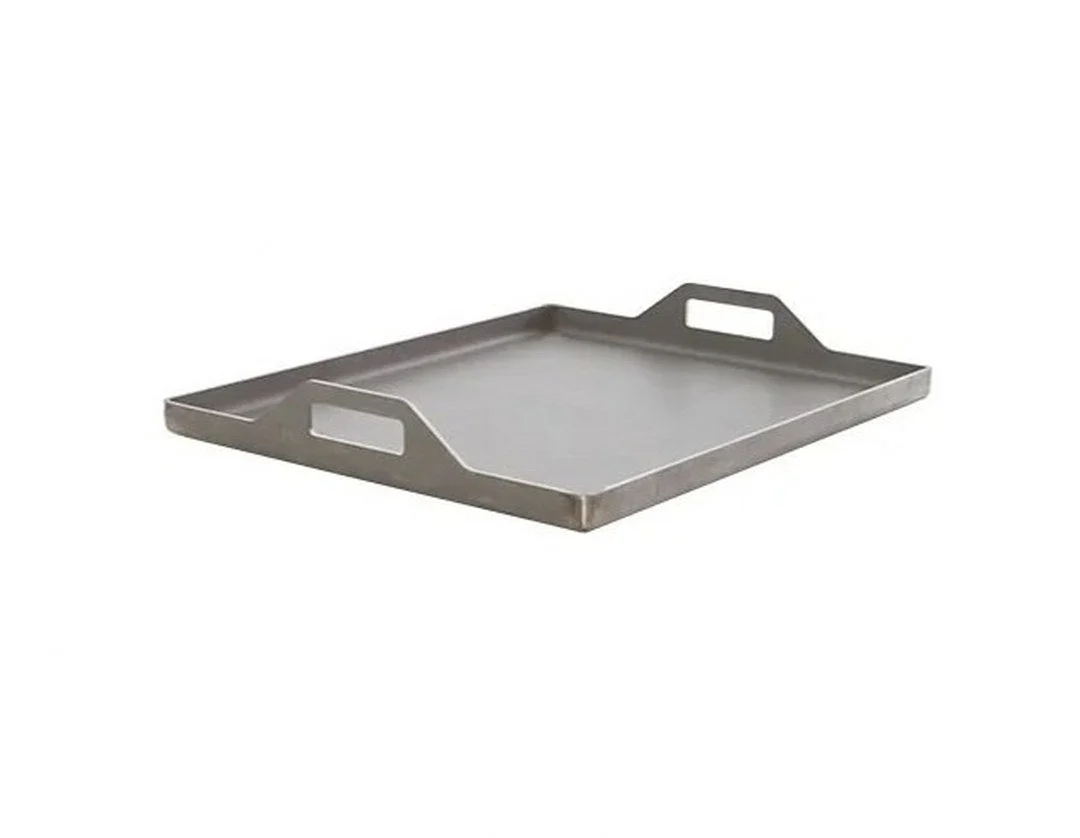 Home Fires 304 Stainless Steel Solid Base 400mm x 480mm Steak Plate (Fits 1000mm Braai)