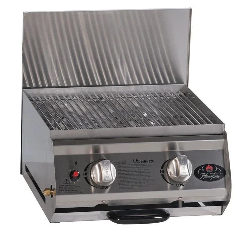 Home Fires Model 9902 Stainless Steel Flat Top Gas Griller