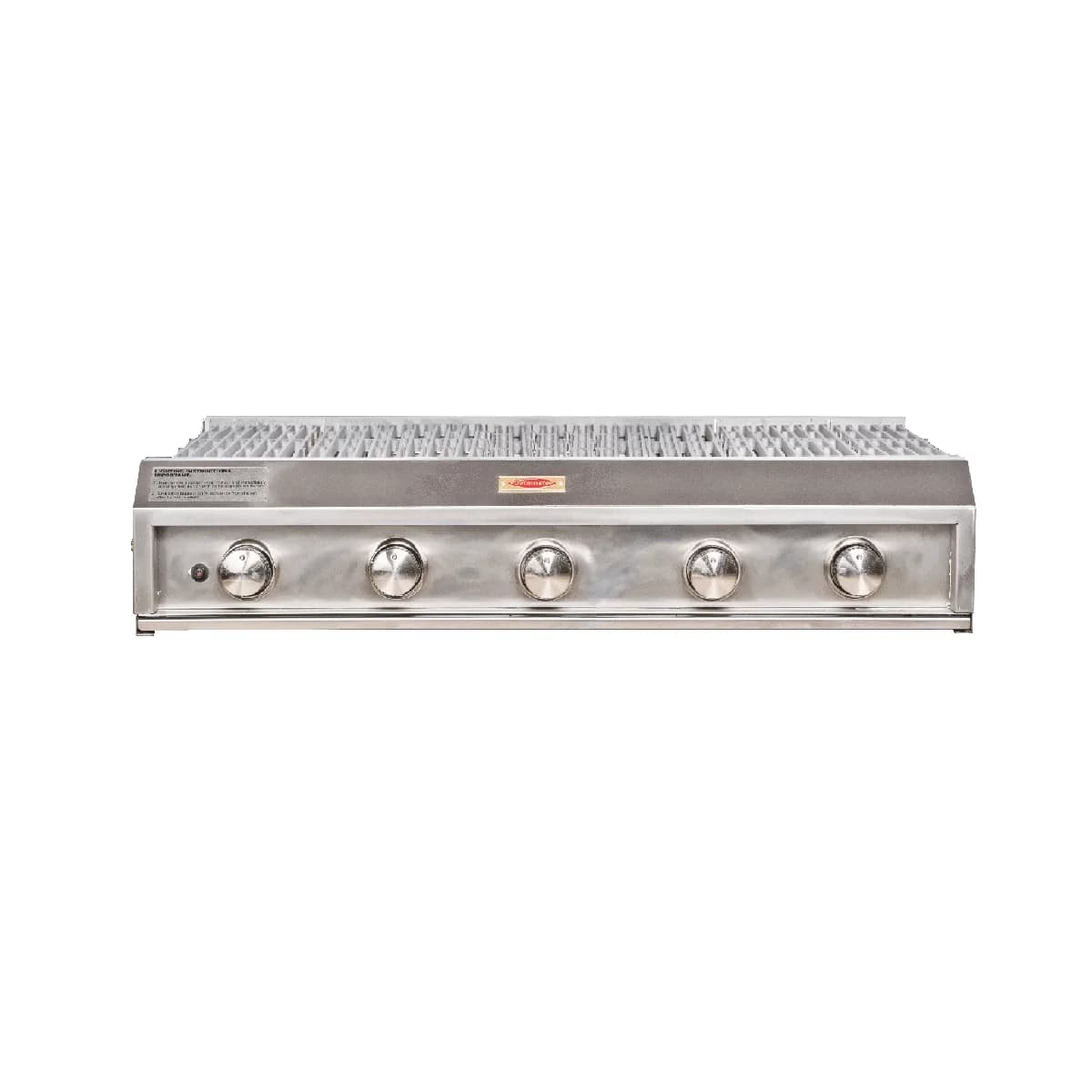 Jetmaster 5-Burner Shallow 304 Stainless Steel Gas Insert Griller/ Braai