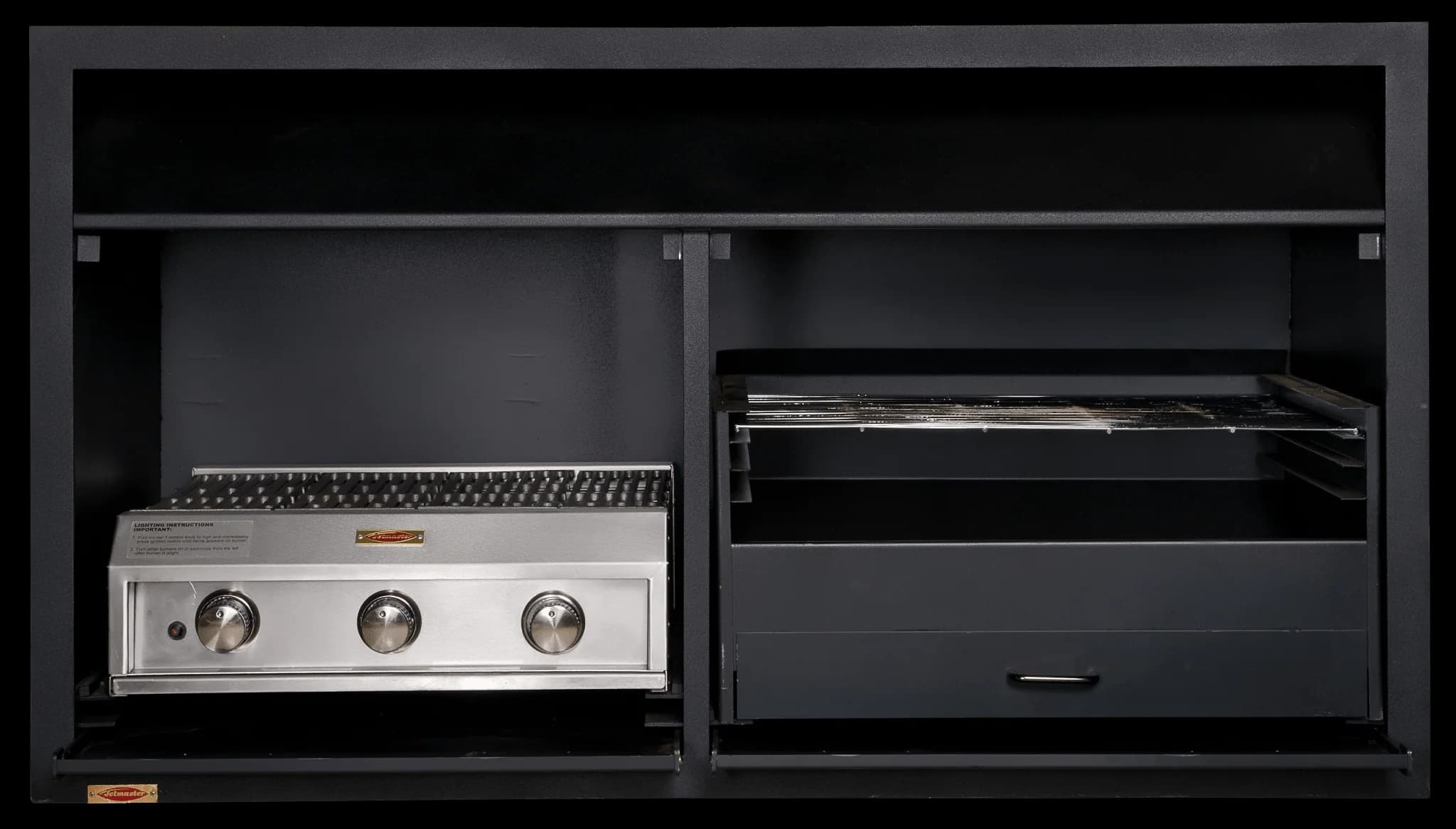 Jetmaster Dual 1500 Series Combination Build-in Braai - Two Options Available