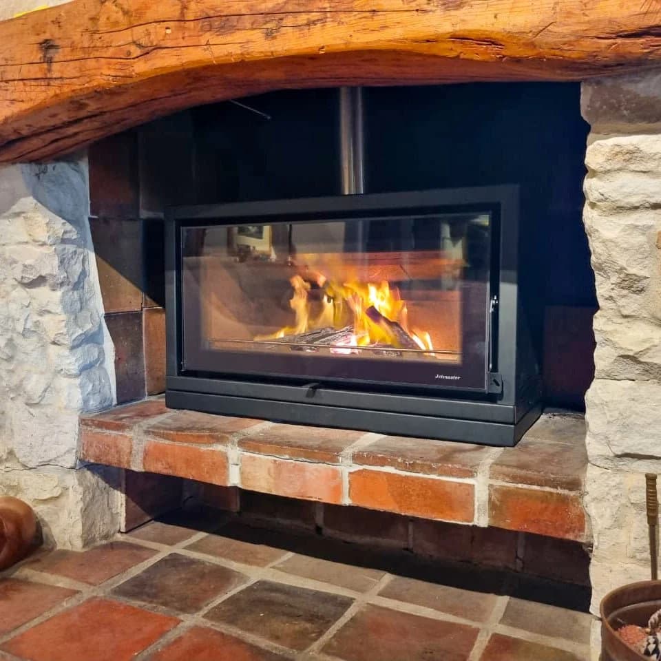 Jetmaster Firescape 1060 Slow Combustion Fireplace - Various Options