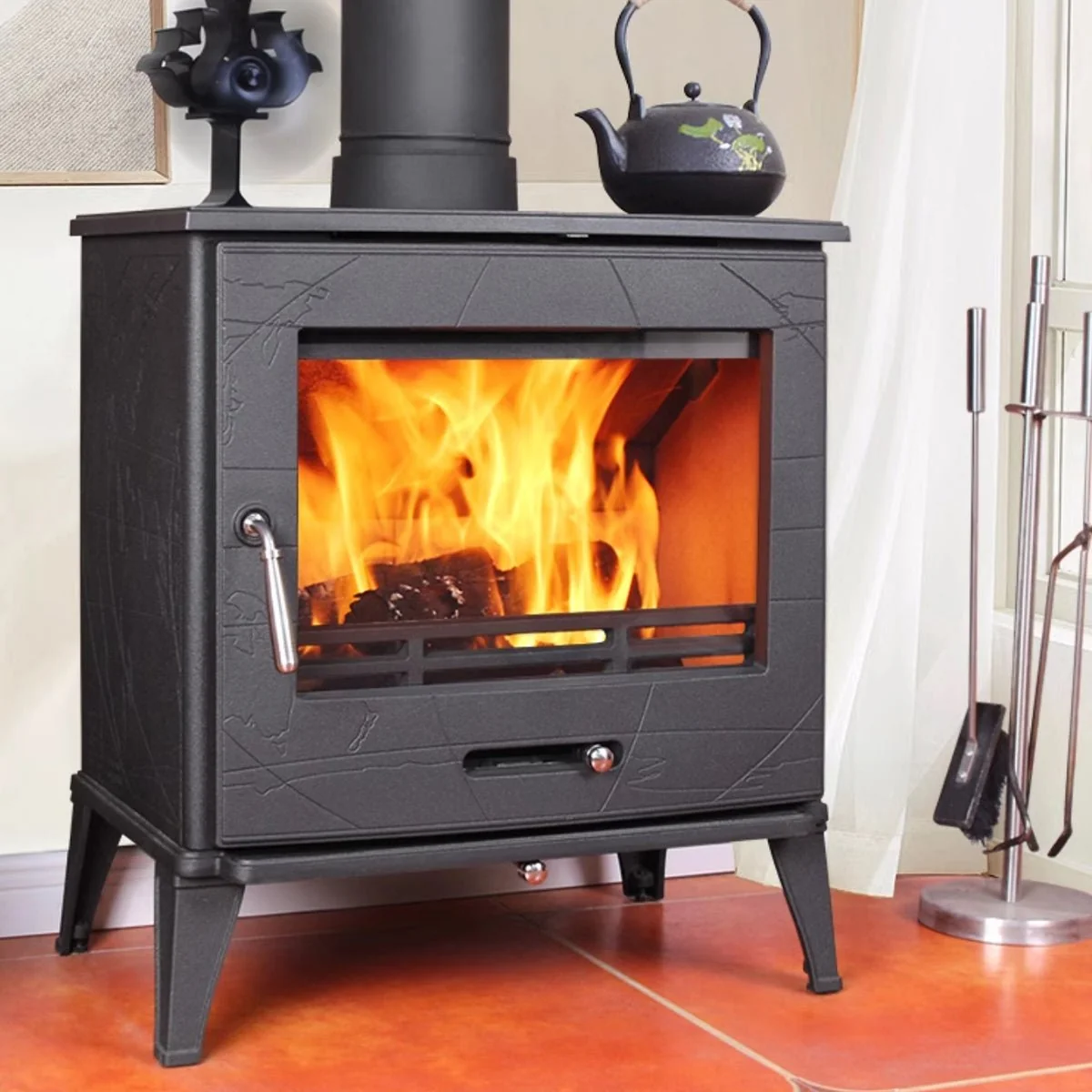 Jetmaster Global Series Freestanding Slow Combustion Fireplace