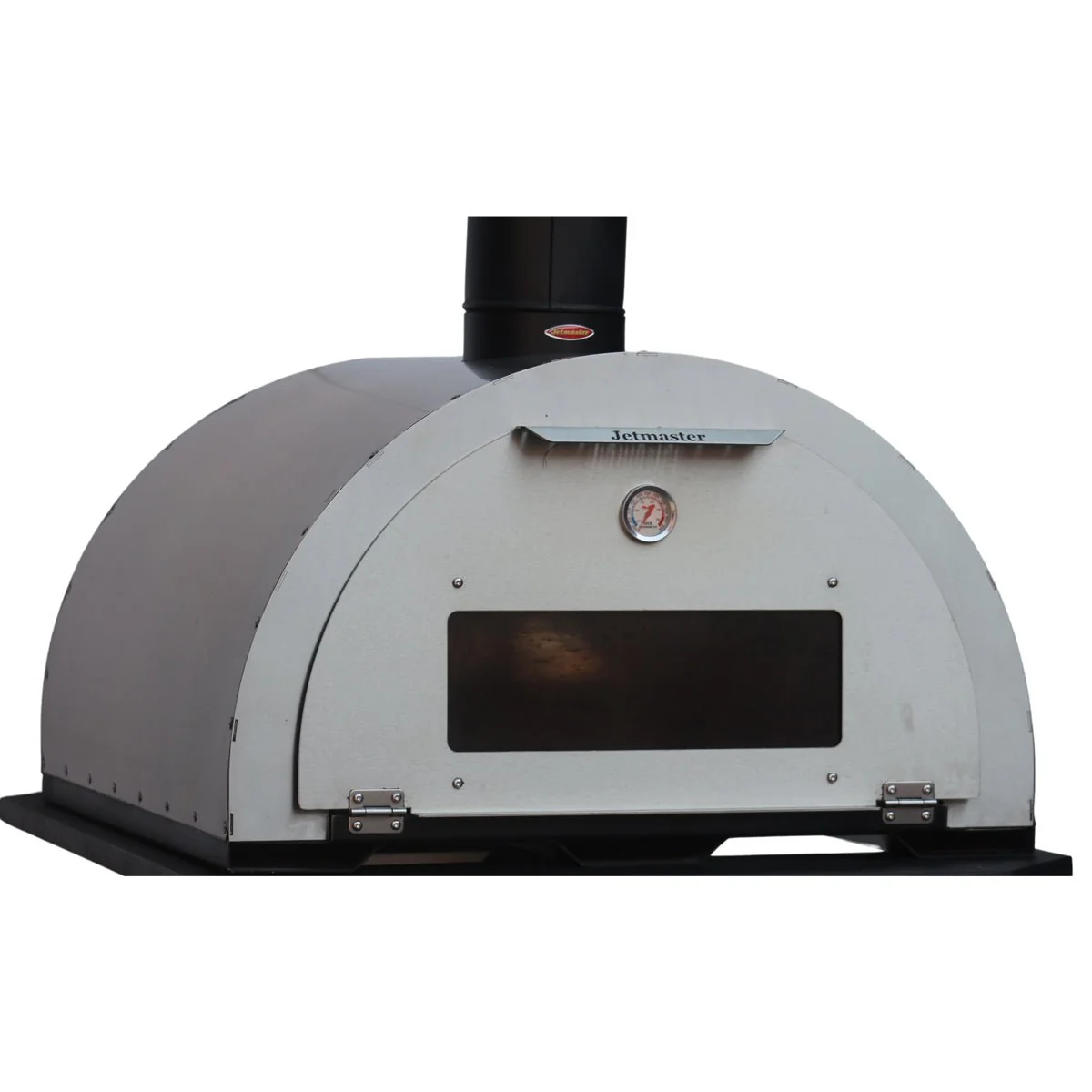 Jetmaster Stainless Bella Forno Pizza Oven including Flue Pipe and Storm Cowl