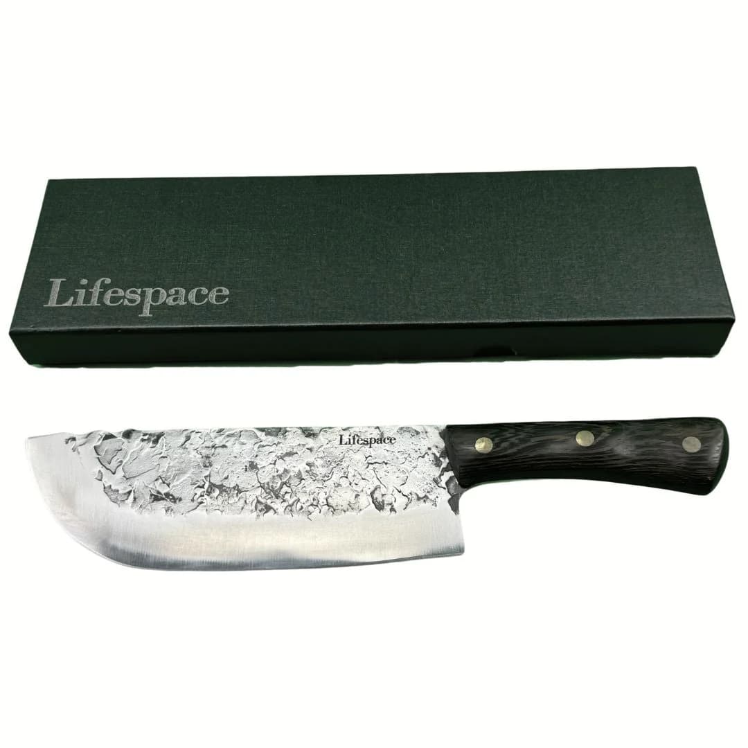Lifespace 7,5" Hammer Forged Chef Cleaver