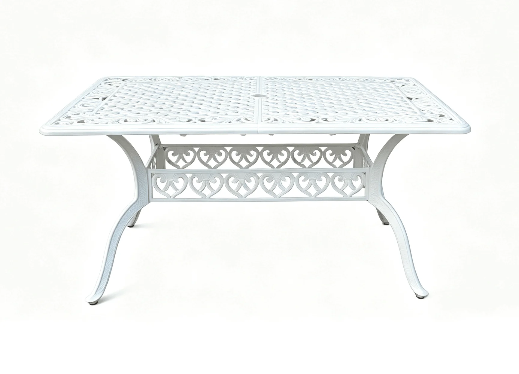 Lifespace Cast Aluminium 6-seater Patio Table (White)
