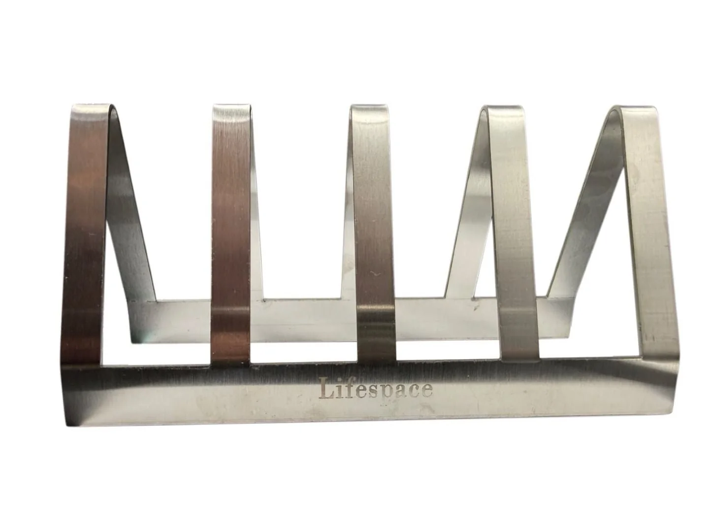 Lifespace Premium Stainless Steel T-Bone / Chop Rack - 4 Slot