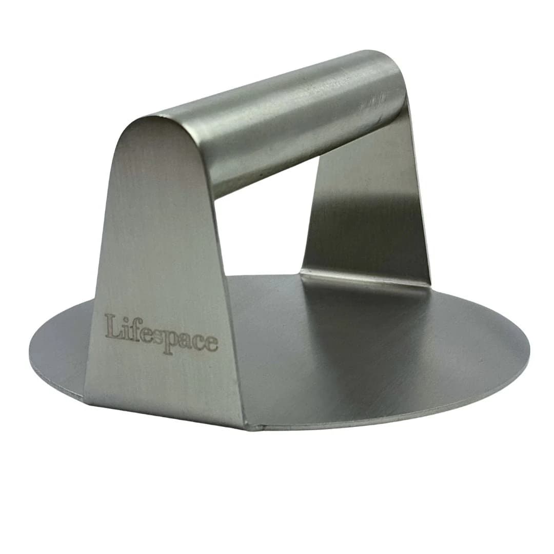 Lifespace Stainless Steel Smash Burger Braai Press