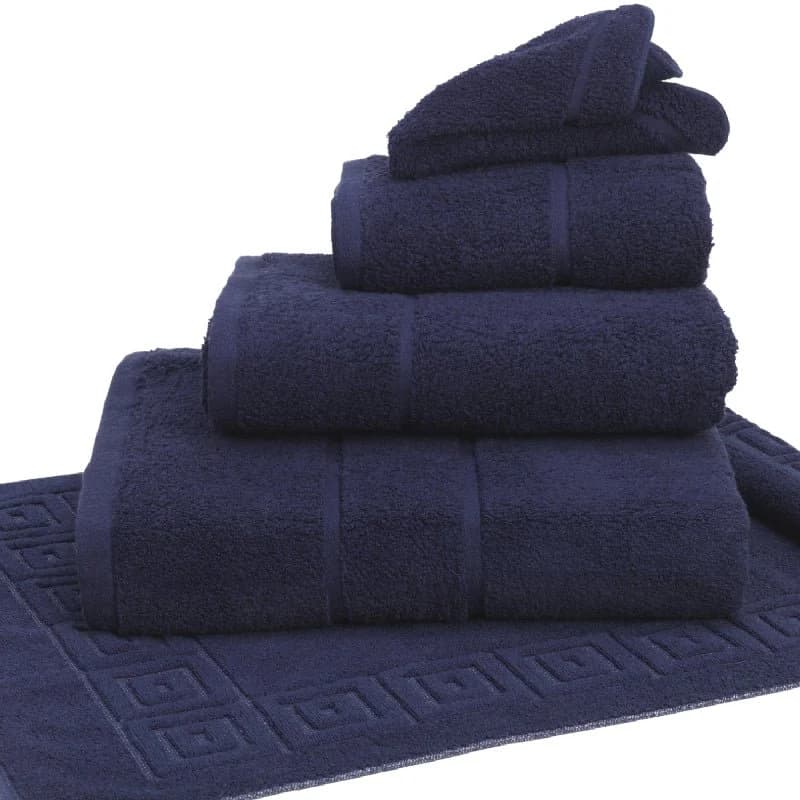 Terry Lustre 525gms and 680gsm Grecian Key Bath Mats – Various Colours