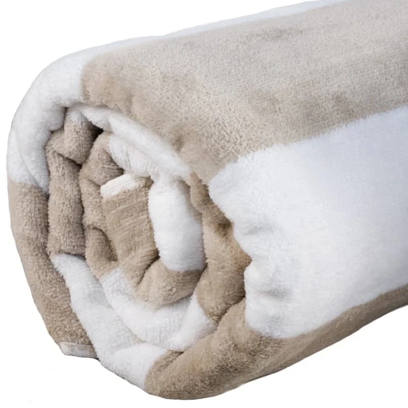 Terry Lustre Trousseau Royal Collection 450gsm Velour and Terry Striped Pool Towels - Various Options Available