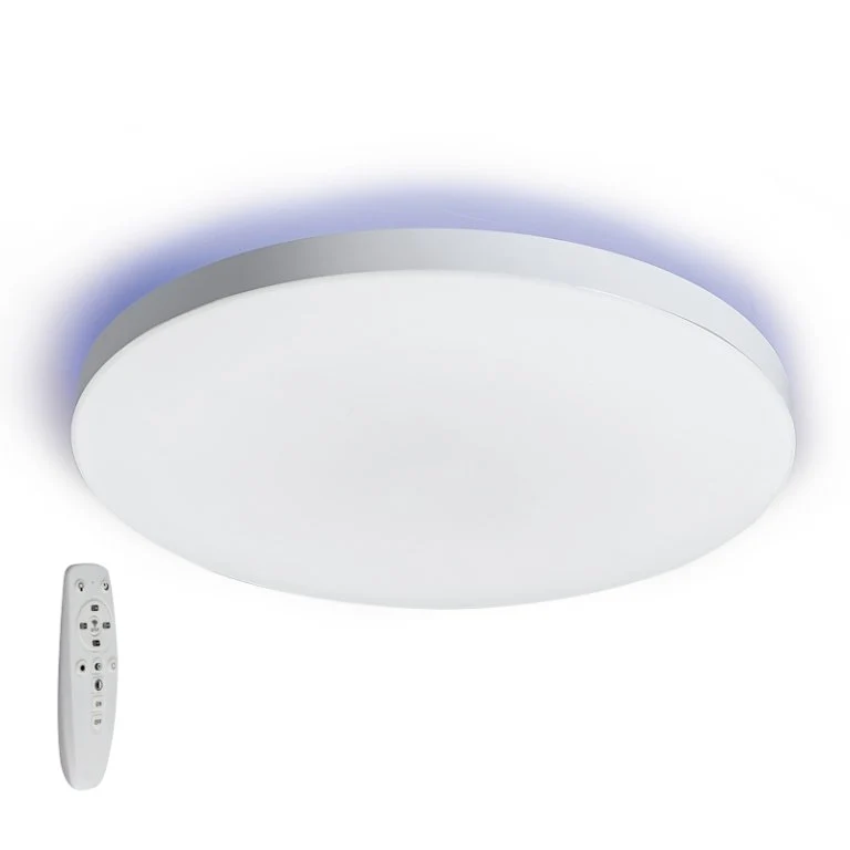 ABS Ceiling Fitting with Blue Backlight Includes a Remote Control CF131 CCT
