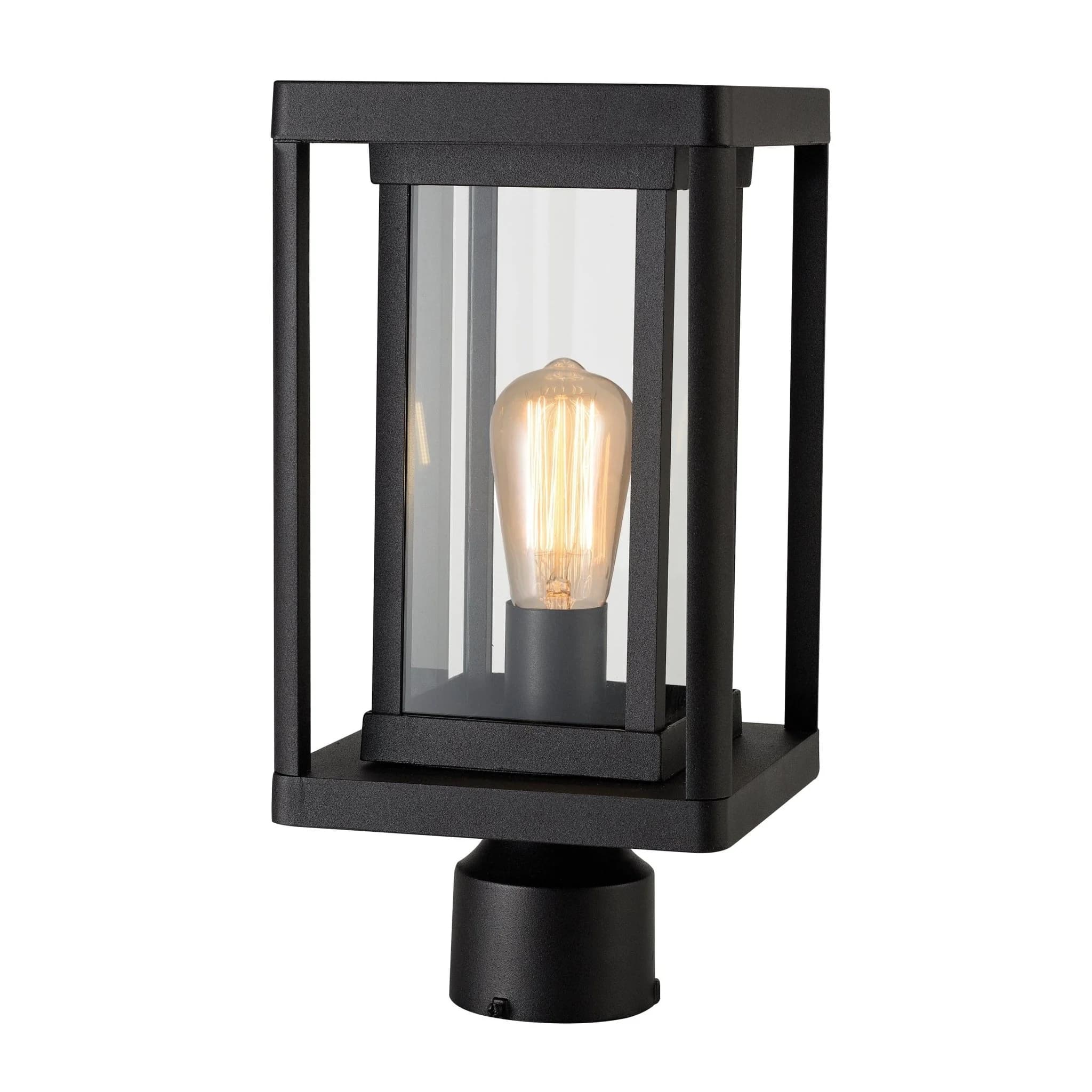 Aluminium Pillar with Clear Glass