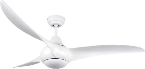 Ceiling Fan Steel, No Light 30W Copper Coil Motor 3 ABS Blades 52" (132CM) Remote Ccntrol