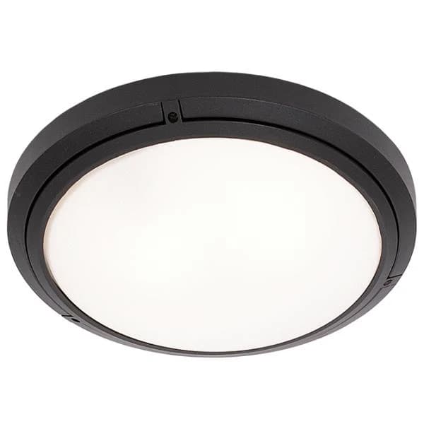 Die Cast Aluminium with Frosted Glass BH057/2 BLACK