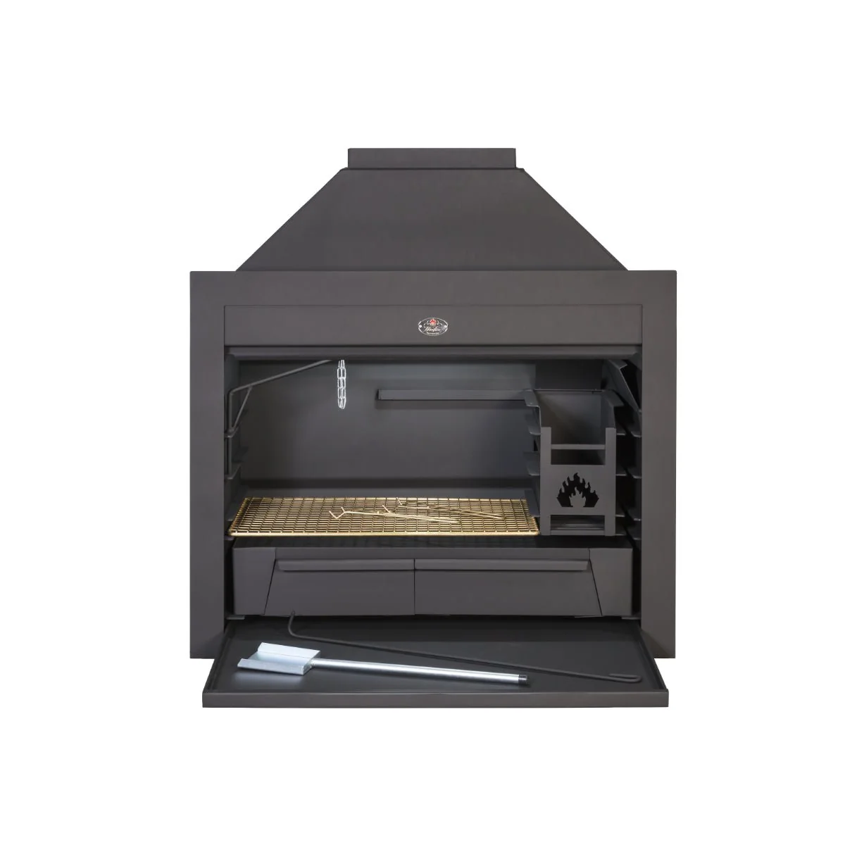 Home Fires 1000 Super Deluxe Built-In Braai