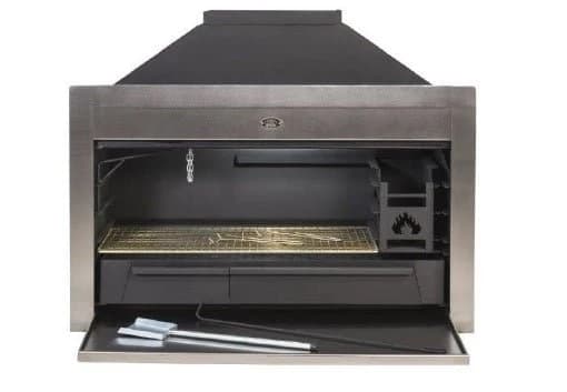 Home Fires 1200 Super Deluxe Mild Steel Box Mix 304 Stainless Steel Front Built-In Braai