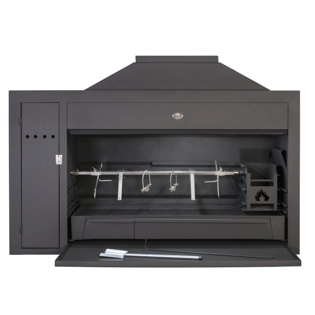 Home Fires 1500 SDLX Super Deluxe Spit Built-In Braai