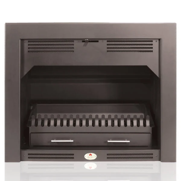 Home Fires Model 850 New Shape Built-in Fireplace with a Mild Steel Fascia