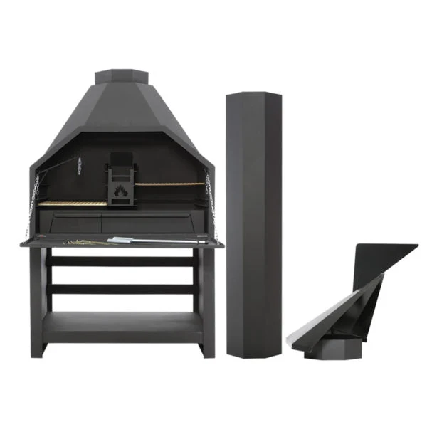 Home Fires Model 1200 Super Deluxe Freestanding Braai