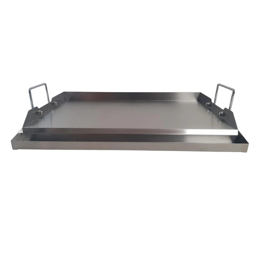Lifespace 56cm Stainless Steel BBQ Flat Top Griddle