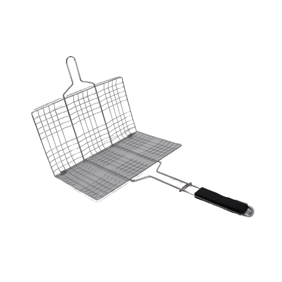 Lifespace Braai Grid Basket - Chrome