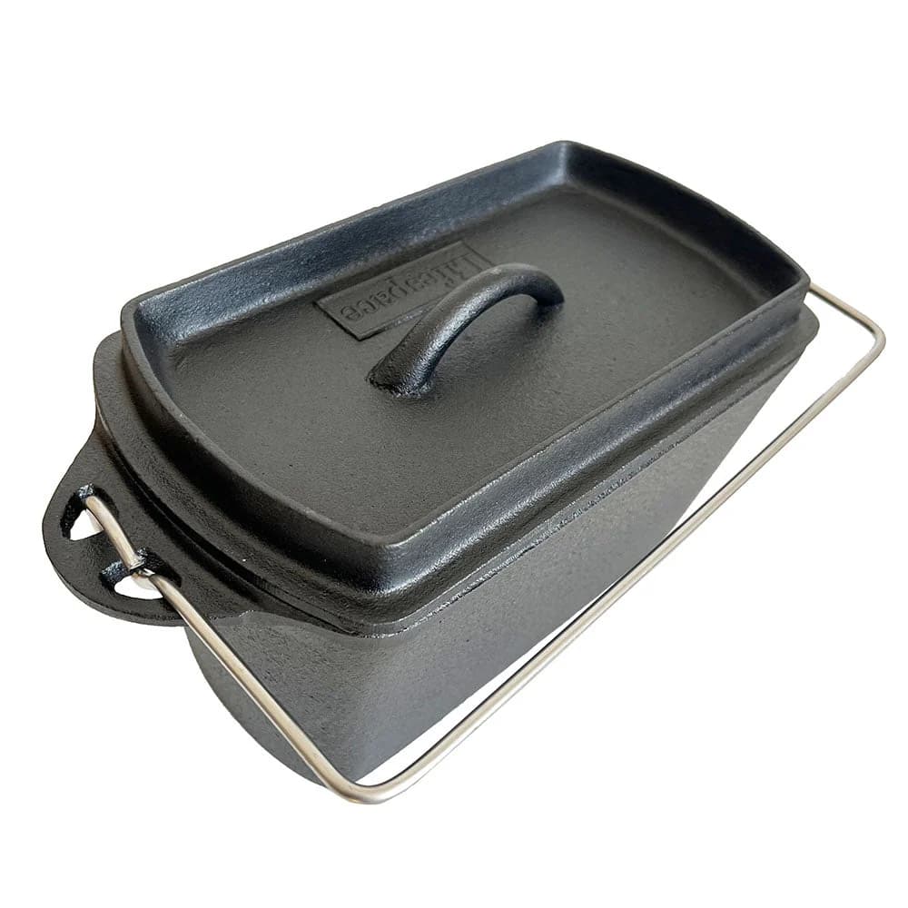 Lifespace Cast Iron Bread Pot with Handle & Free Bag