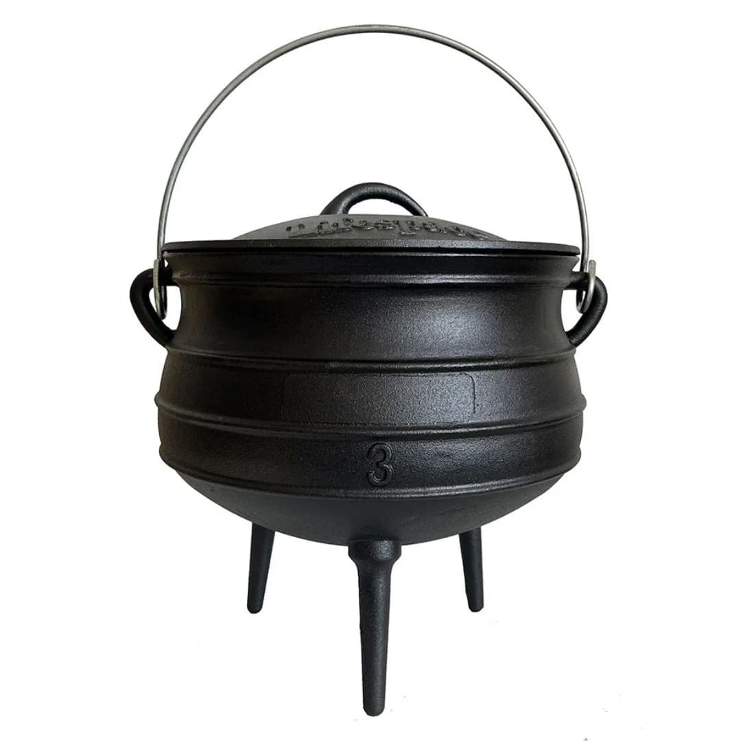 Lifespace Cast Iron No 3 Potjie Pot - 7,8lt