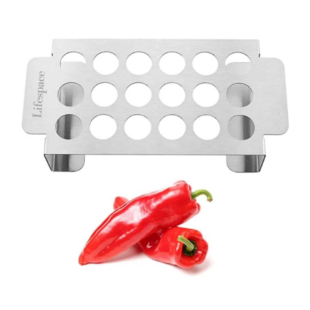 Lifespace Jalapeno Chilli Popper or Chicken Drumstick Roasting Rack