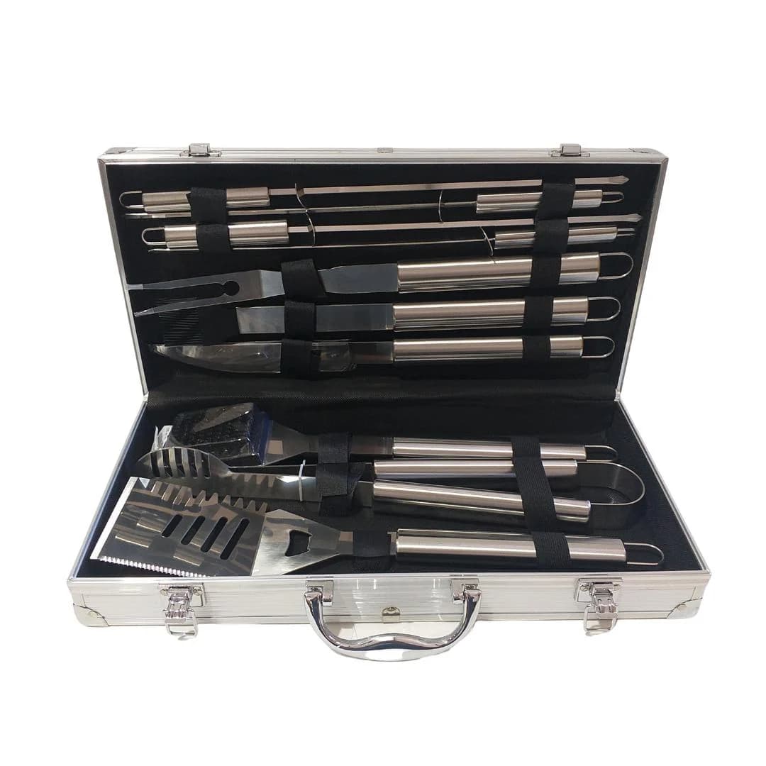 Lifespace Quality 11-Piece Braai & BBQ Tool Set - Great Gift!