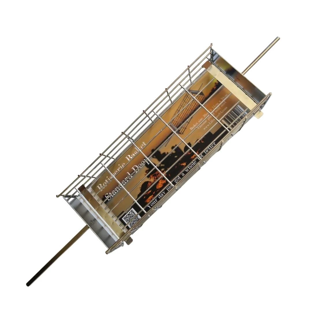 Lifespace Rotisserie Basket - Standard Deep Adjustable - Chrome