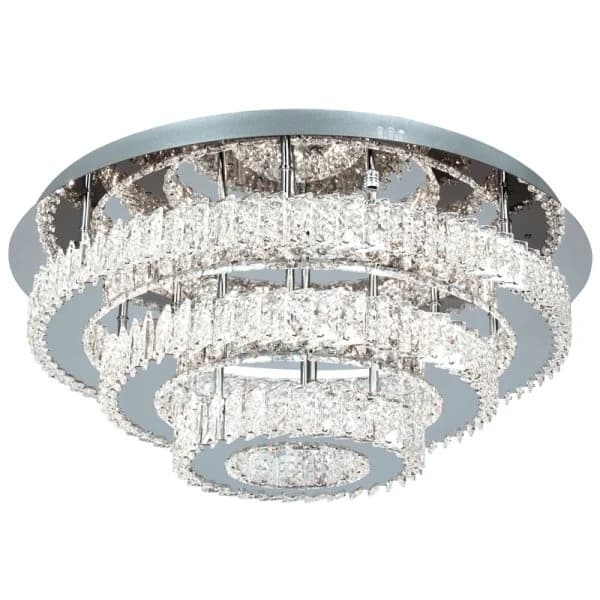 Stainless Steel LED Ceiling Fitting with K9 Crystals CF056 LED