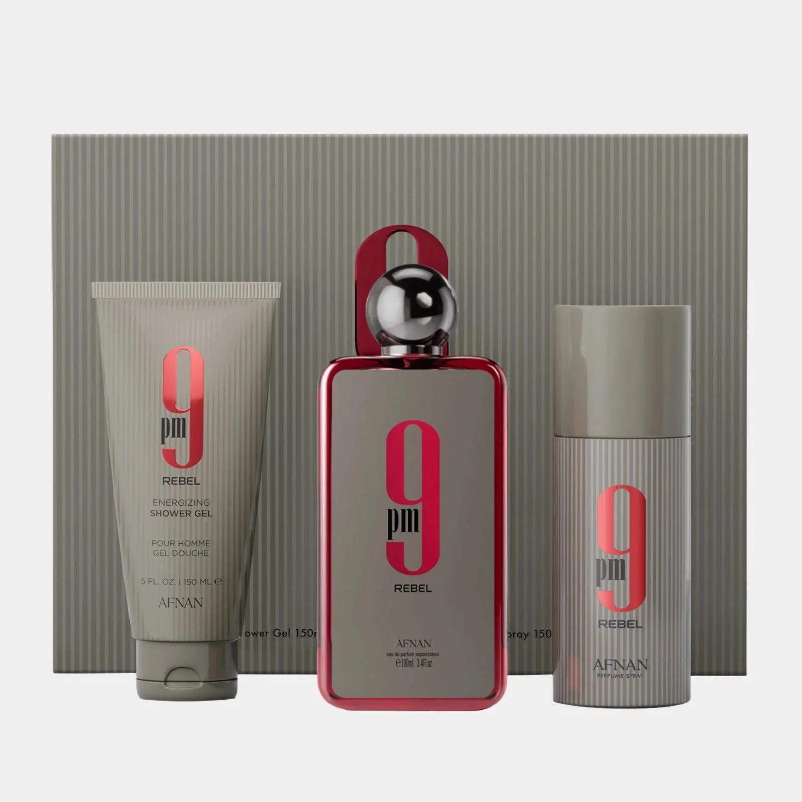 Afnan 9PM Rebel 100ml EDP Gift Set