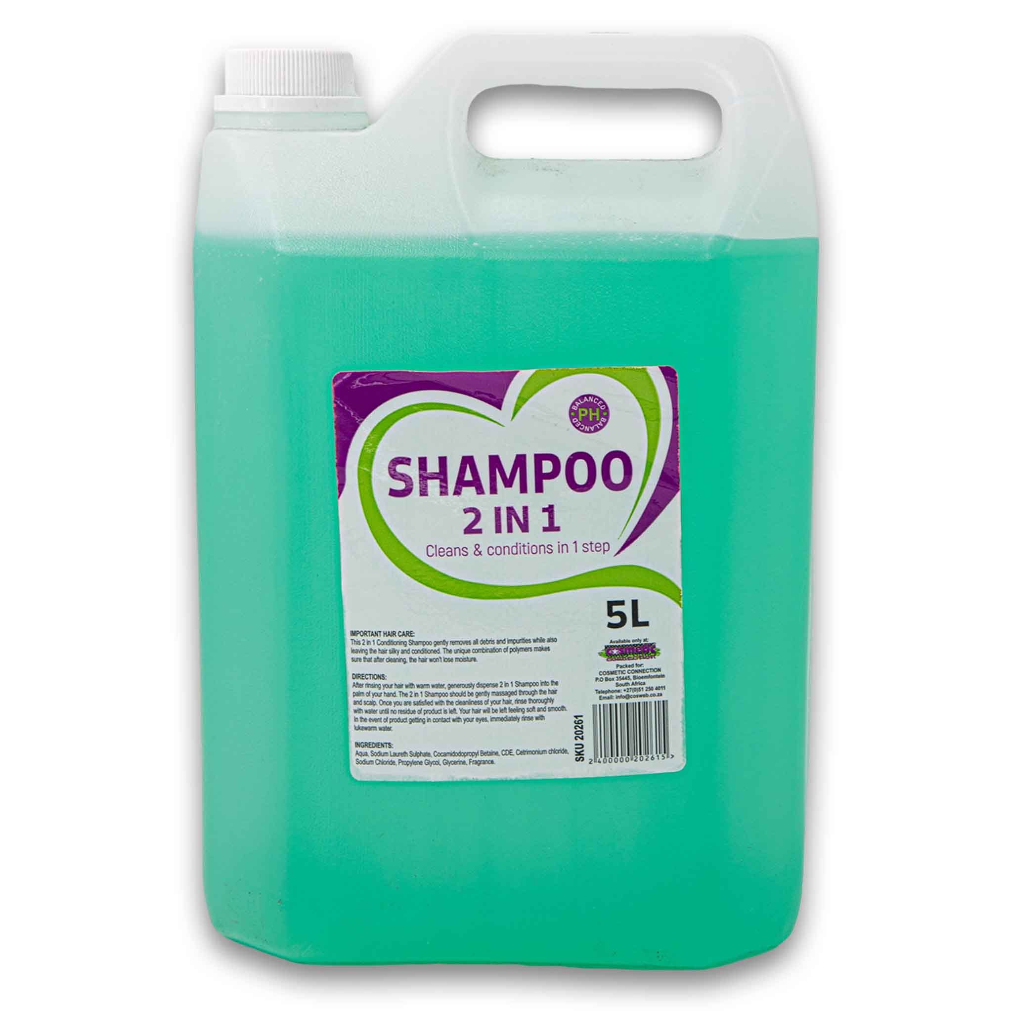Hair Shampoo 2 in 1 5L