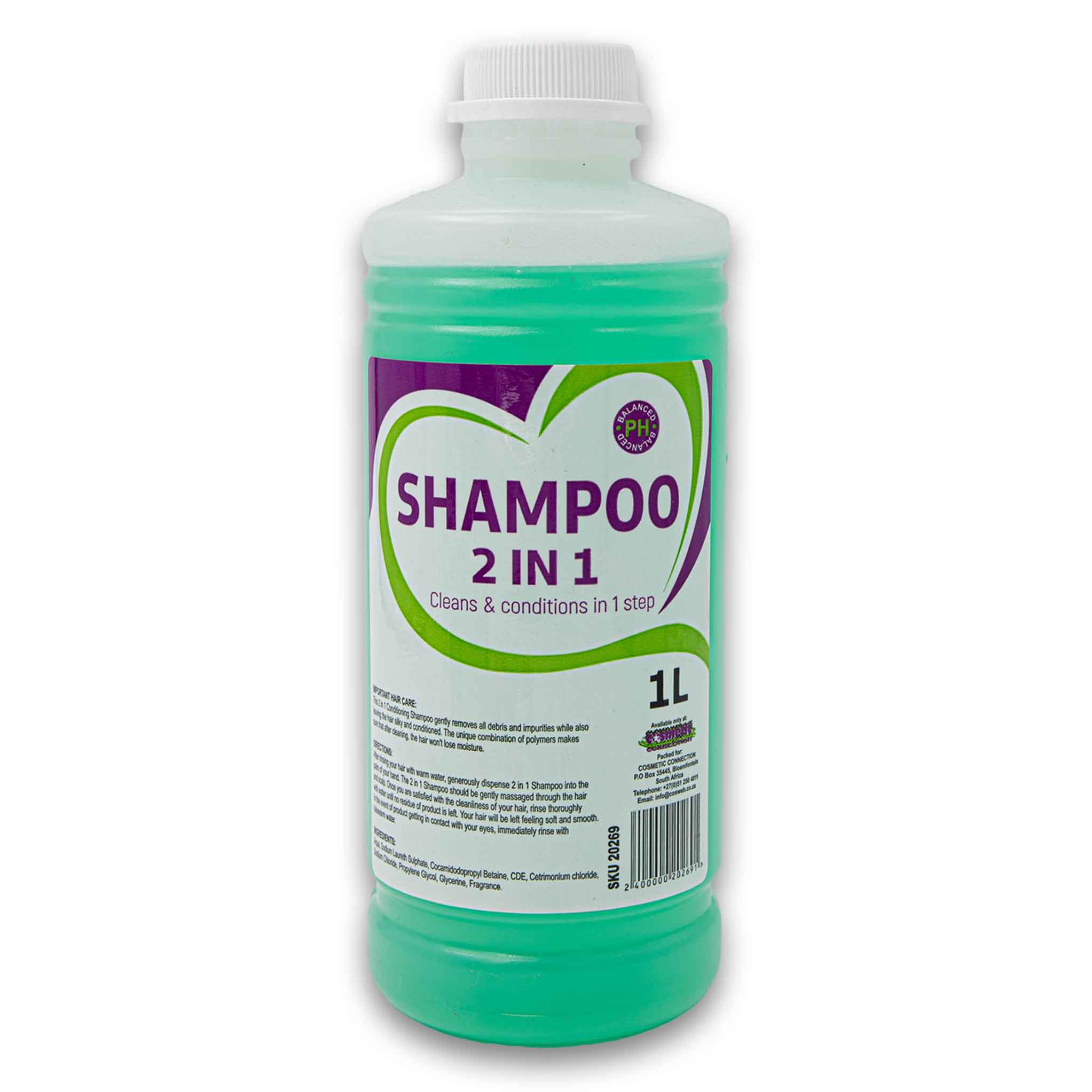 Hair Shampoo 2 in 1 1L