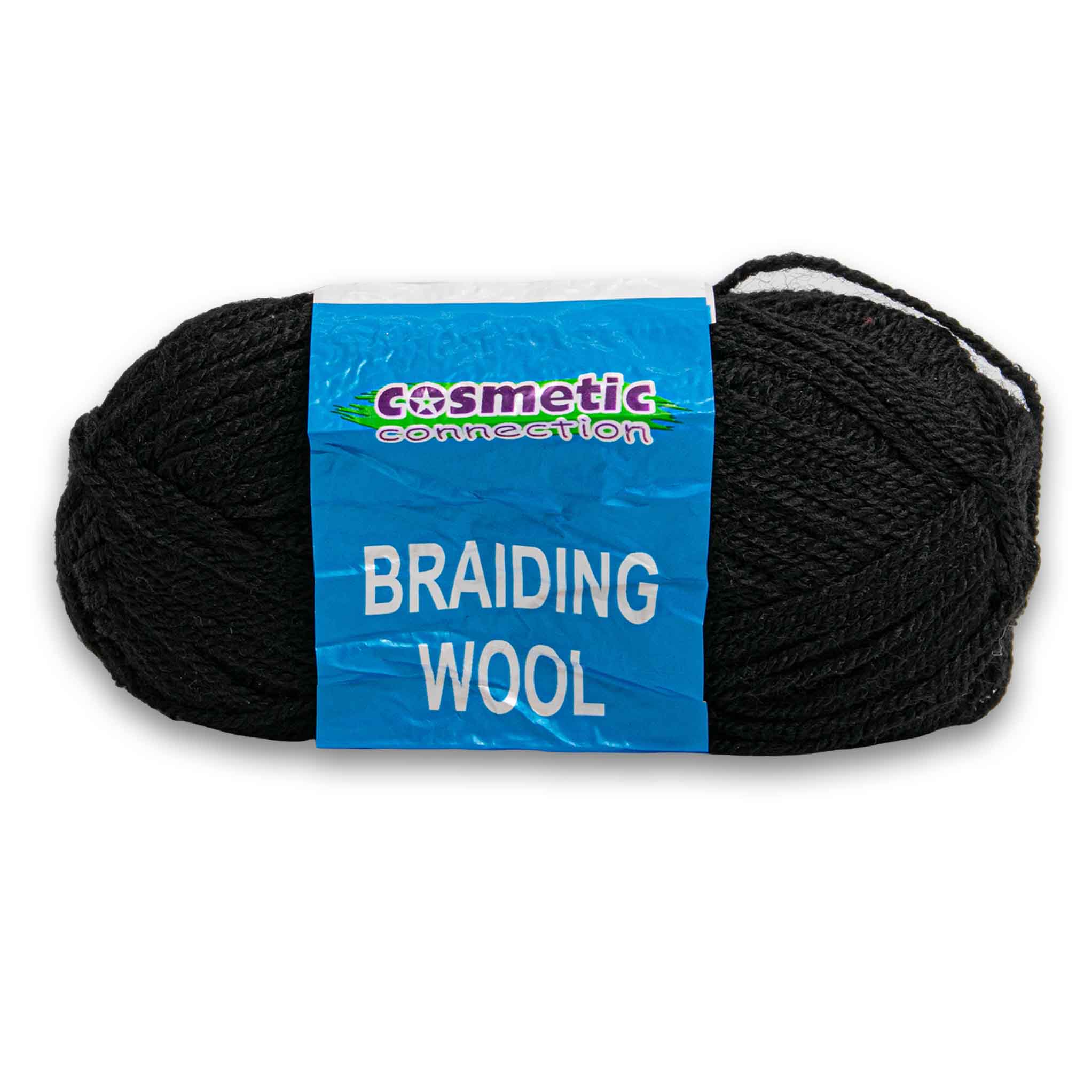 Braiding Wool Black 40g