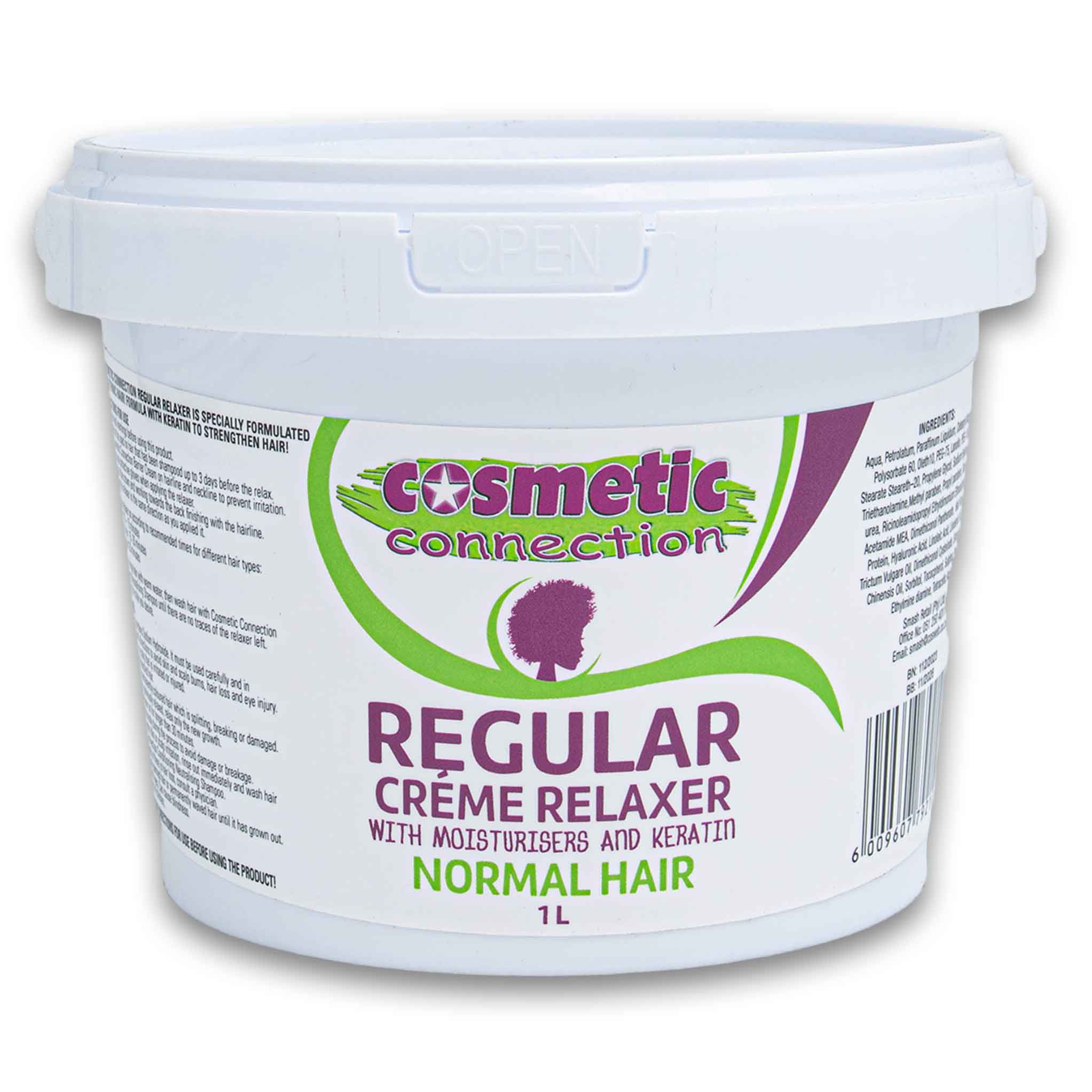Hair Cream Relaxer Regular 1L