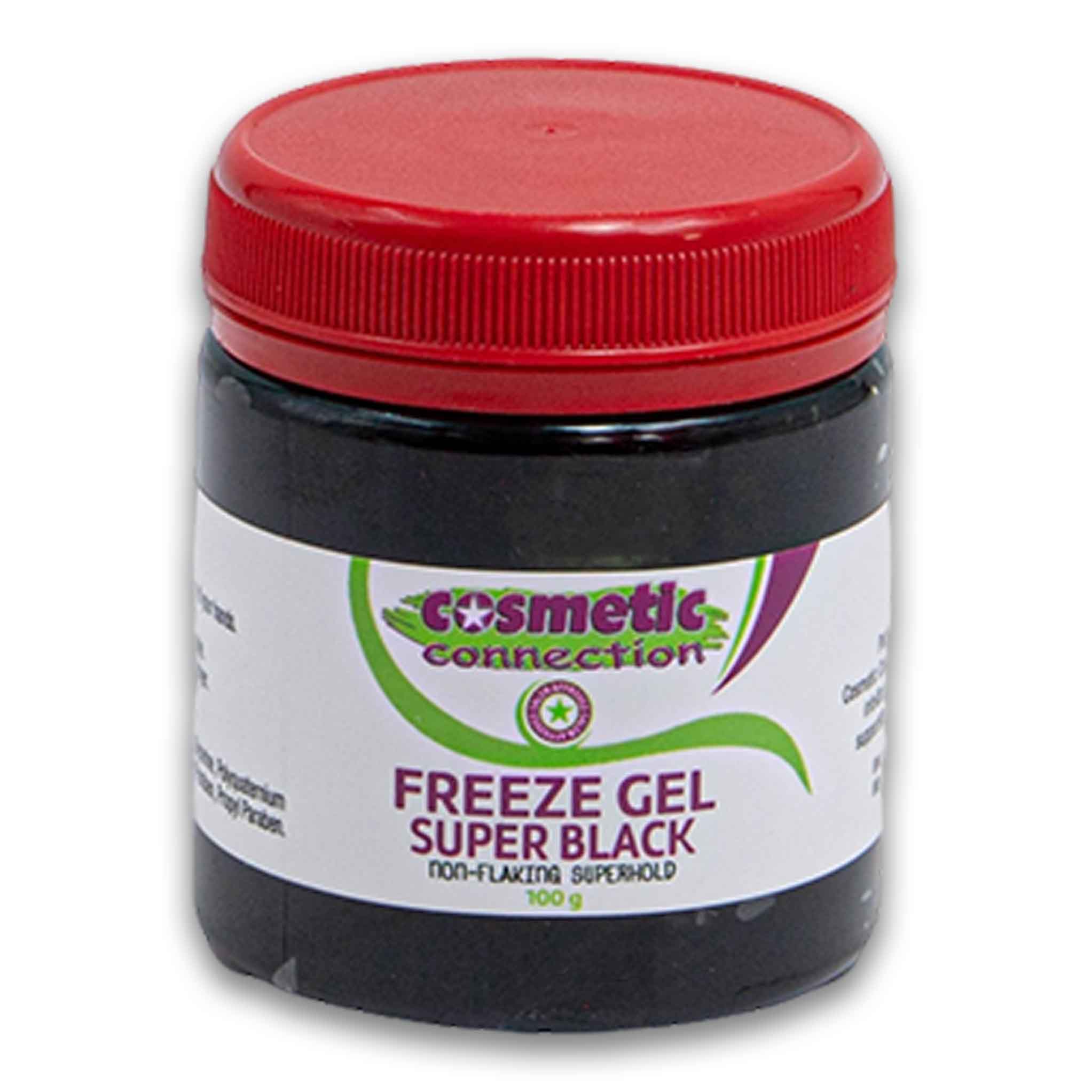 Freeze Gel Super Black Non-flaking Superhold 100g