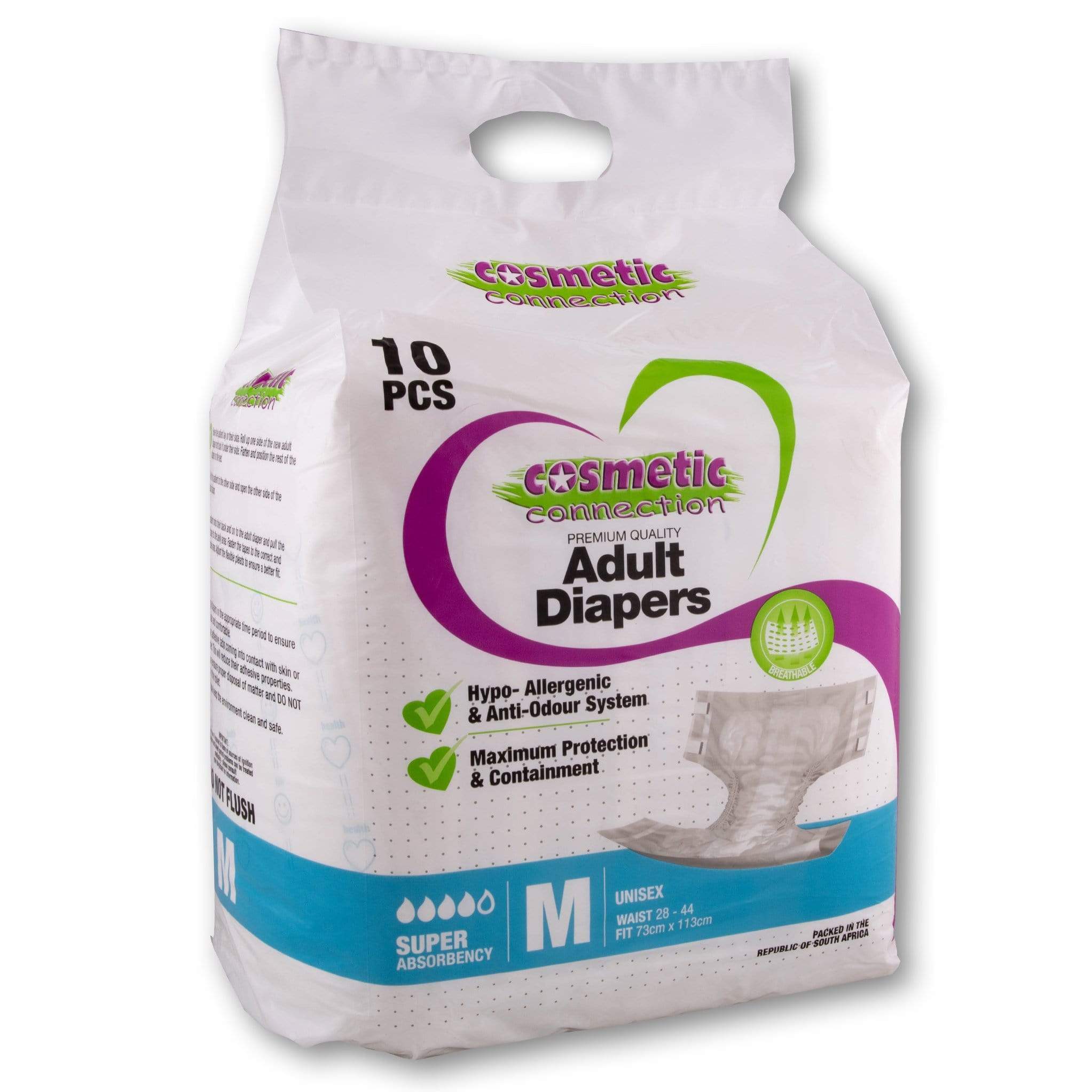 Premium Adult Unisex Diapers 10 Pack