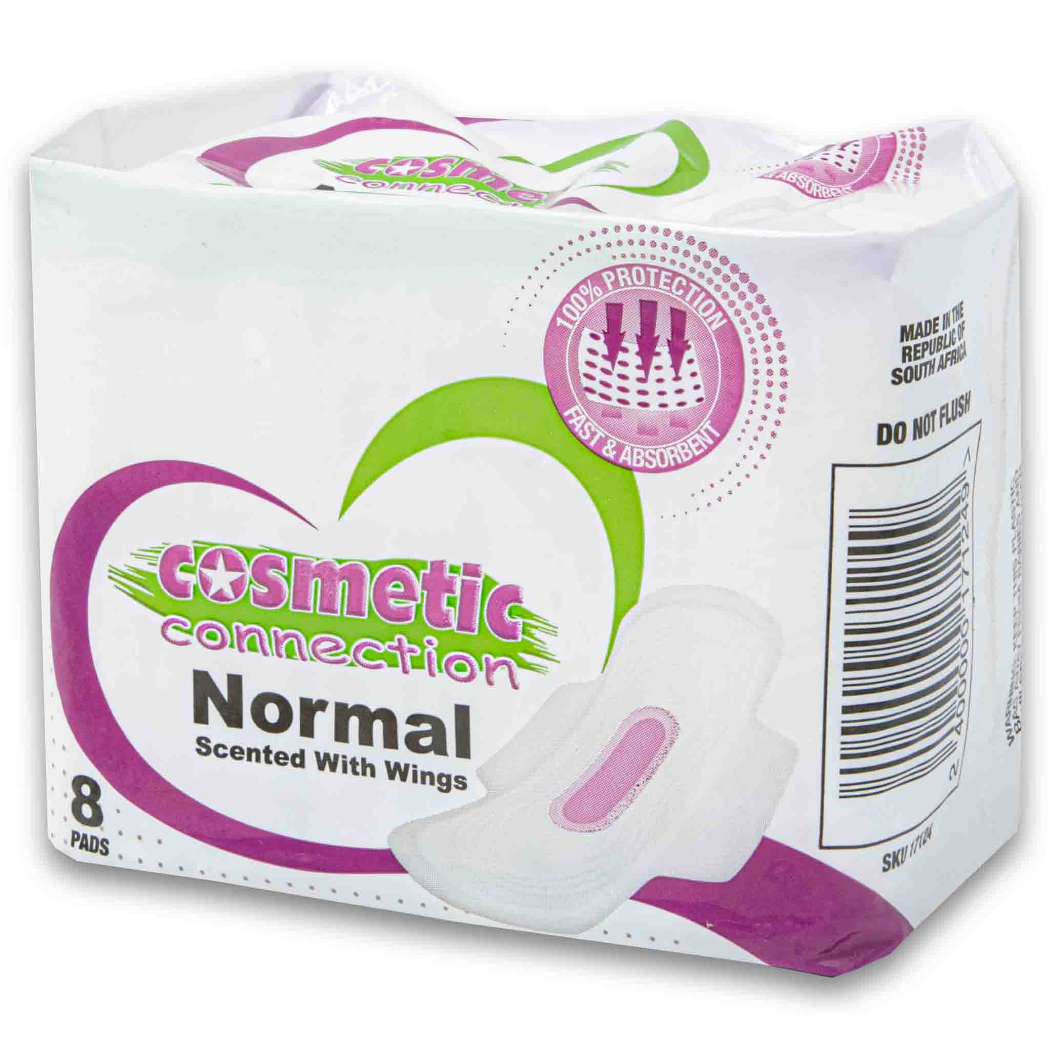 Normal Maxi Pads with Wings 8 Pack