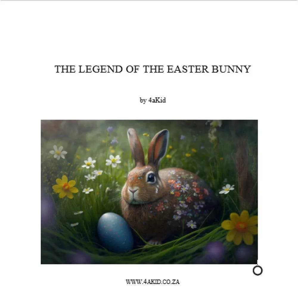 The Legend of The Easter Bunny Digital E-Book