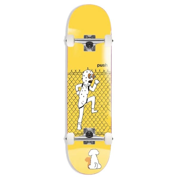 Push - Spot Check FP 8.25" Complete Skateboard (Orange)