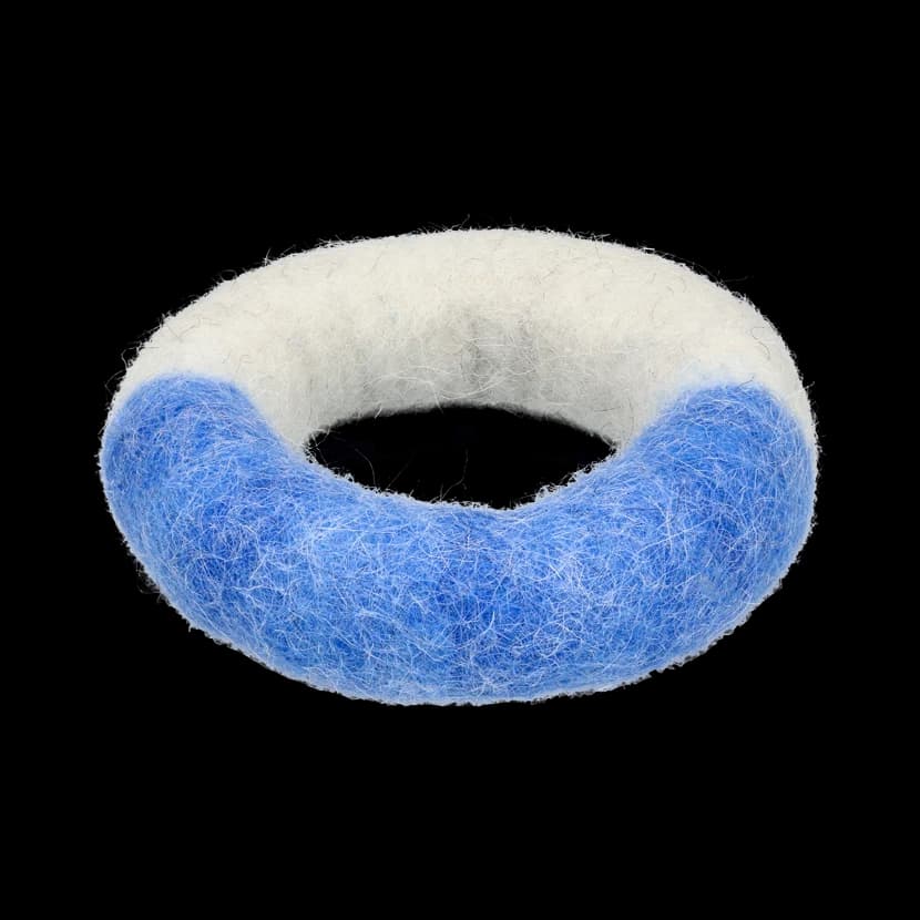 Woollen Doughnut Tug Toy