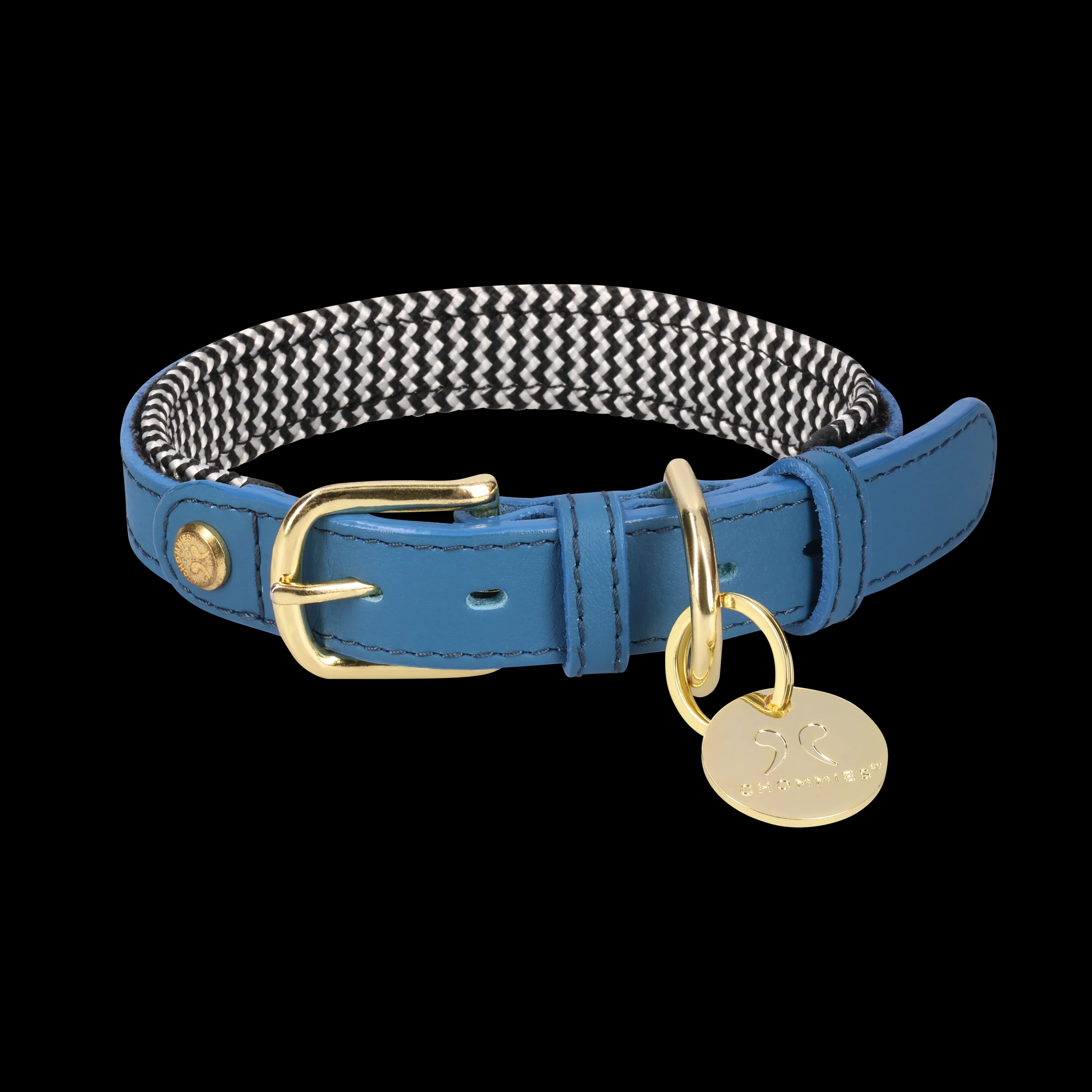 Adjustable Leather Dog Collar | Bloublommetjie