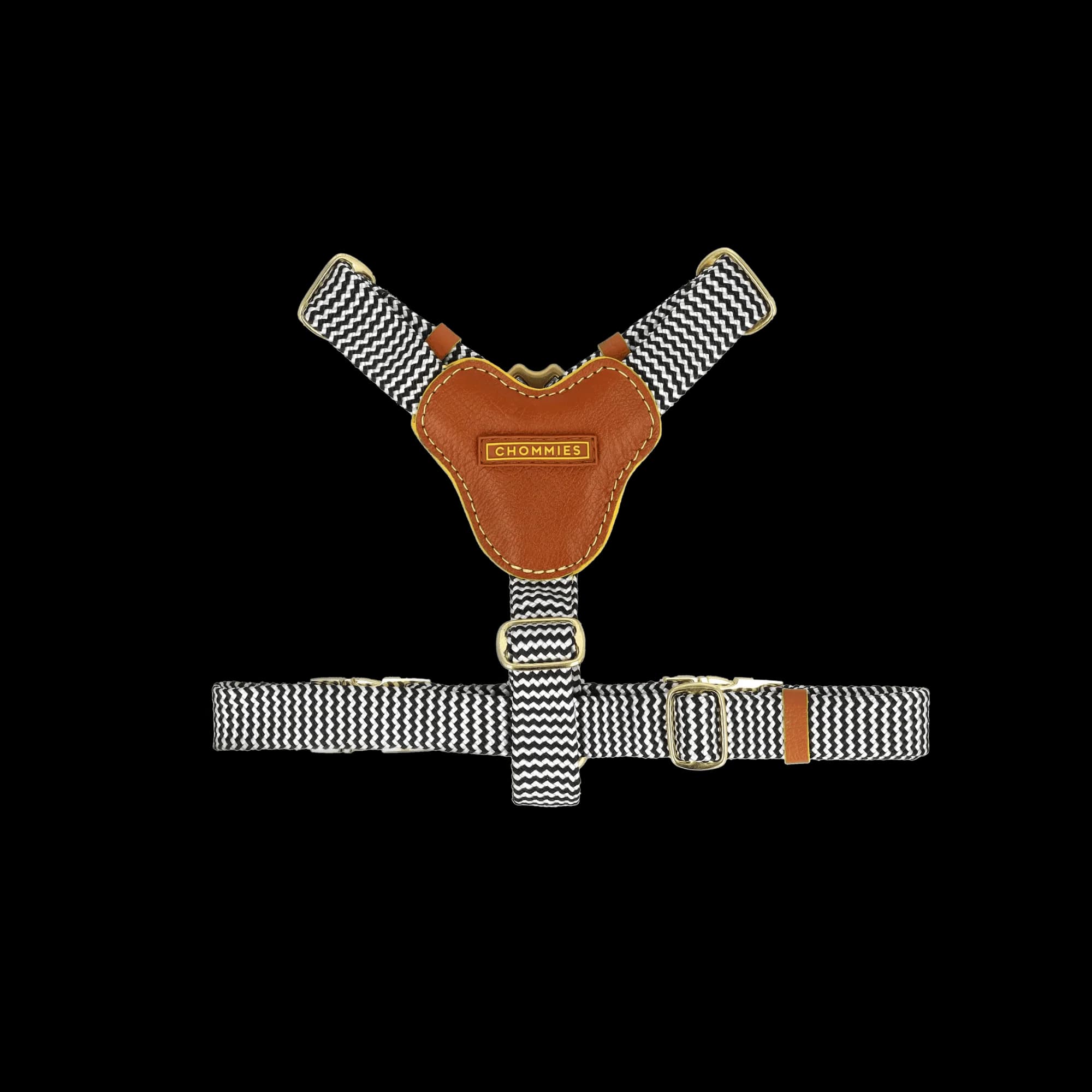 Adjustable Leather Dog Harness | Cognac West