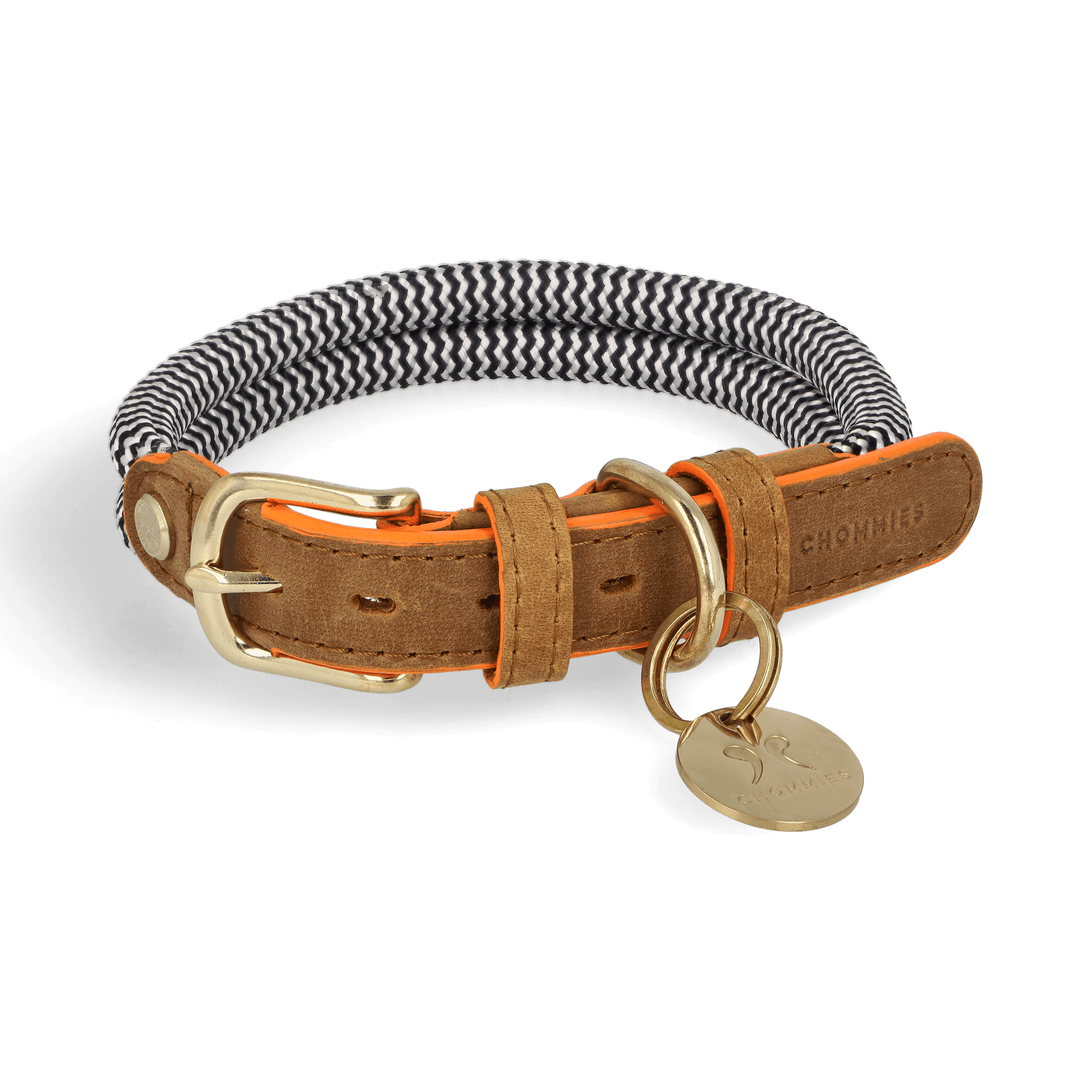 Adjustable Dog Collar | Sandton Orange Edge
