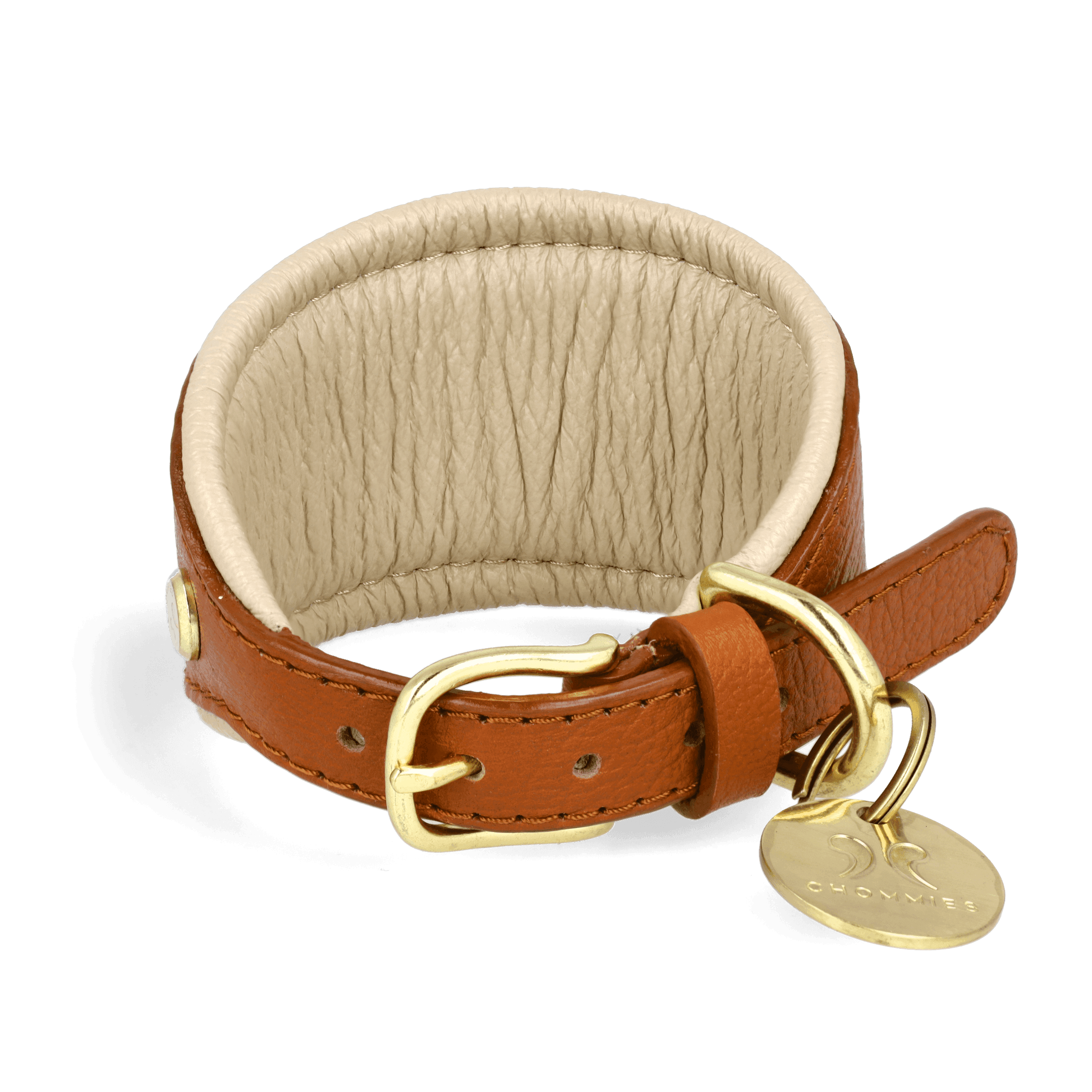 Adjustable Sighthound Collar | Cognac West