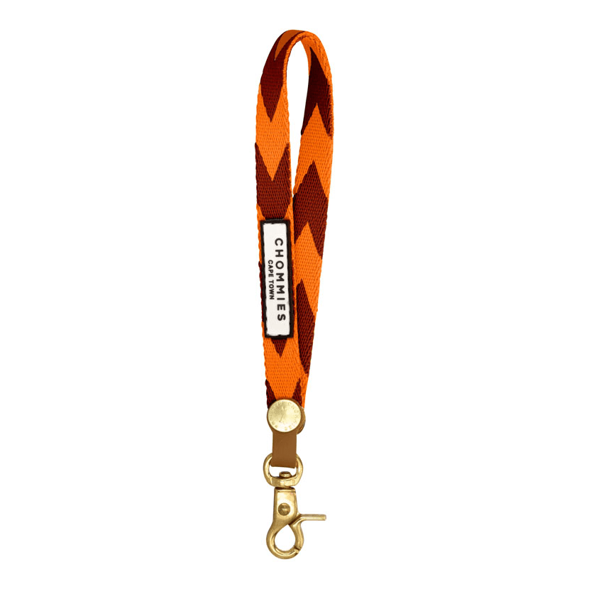 Handle Keyring | Orange & Cognac