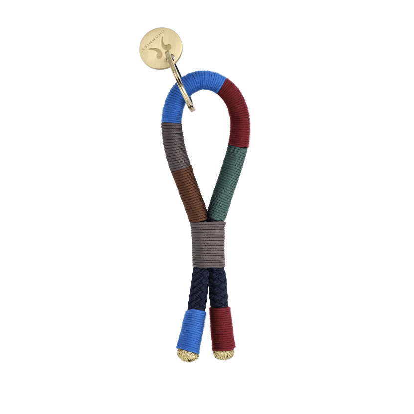 Loop Keyring | Winter on Navy