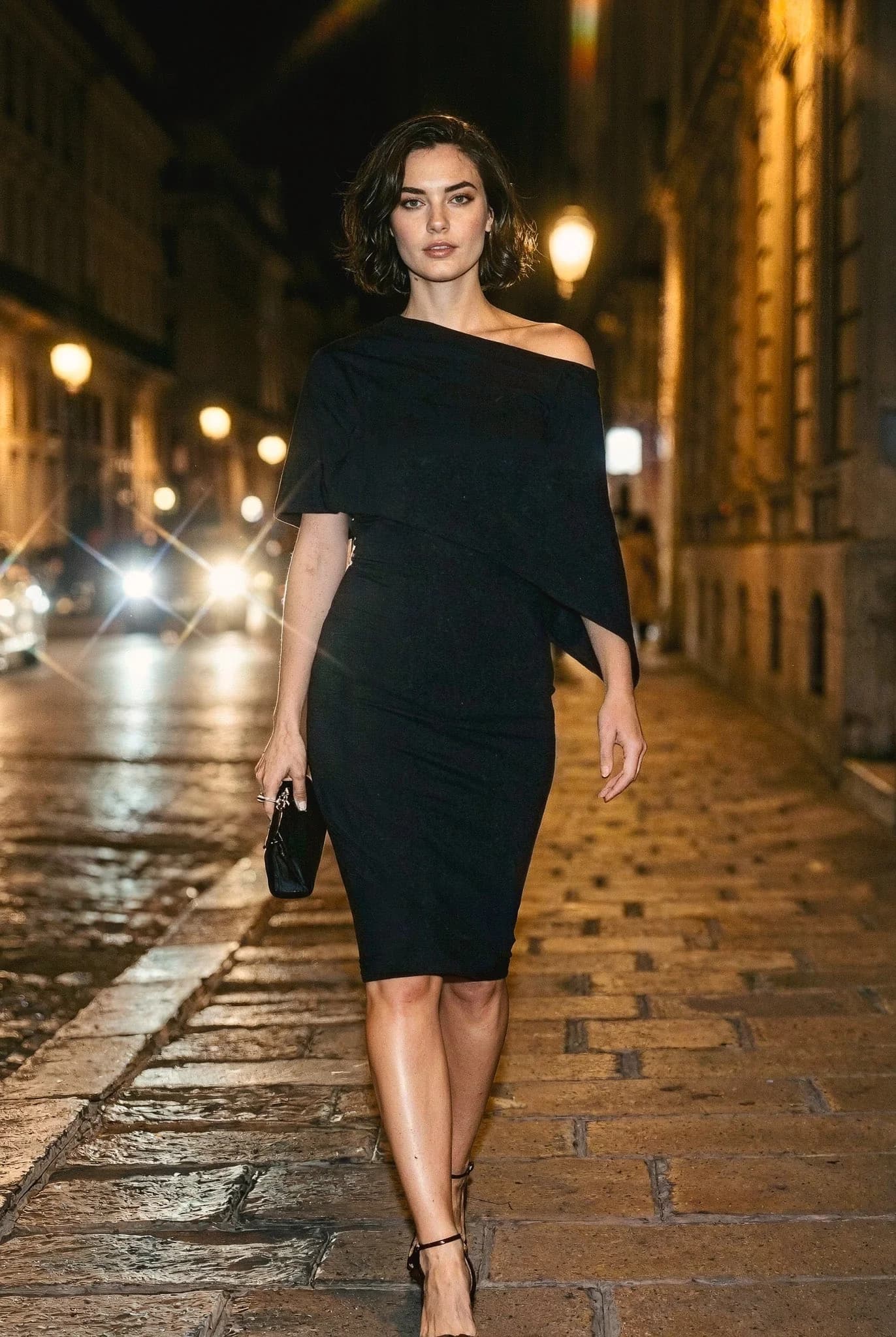 Black Bardot Dress